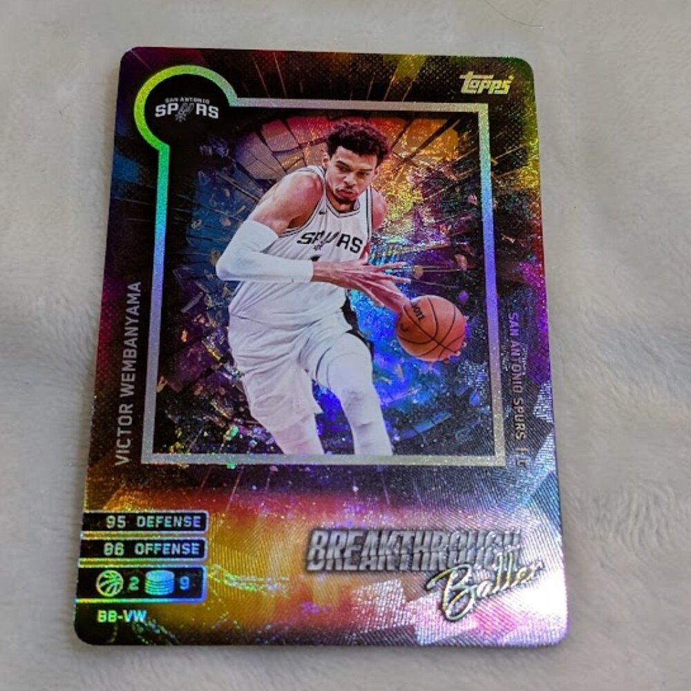 O1 2025 TOPPS Break Through Baller - Victor Wembanyama aka Wemby